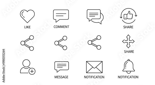 Social media icons and symbols 41.