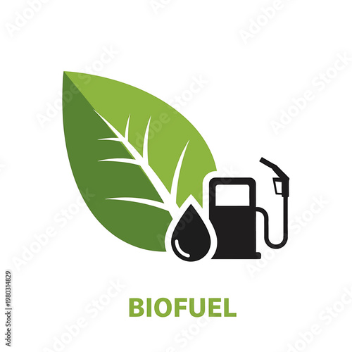Biofuel Gas Station Fuel Pump Nozzle.