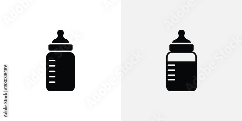 Black and white of two bottles beer bottle cap label