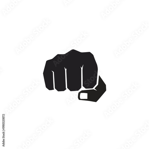Fist Icon for Protest or Power Representation