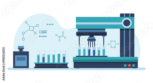Automated laboratory equipment for scientific research and chemical analysis