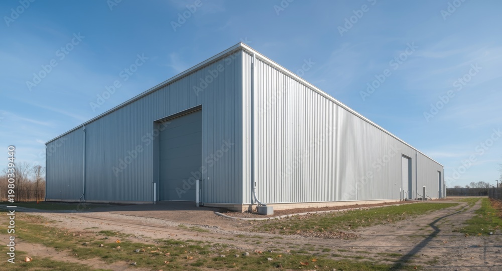 Fototapeta premium Thermally insulated metal structure promoting energy conservation in modern buildings