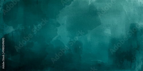 An abstract depiction, evoking depth and fluidity in tones of serene turquoise. The piece feels like a study of ethereal, watery elements.