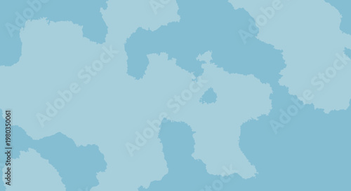 Abstract Blue Camouflage Pattern Background.