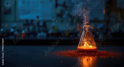 Thermite reaction formulation and chemical structure