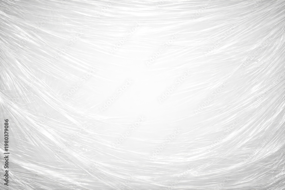 Obraz premium white plastic stretch wrap film texture background with copy space