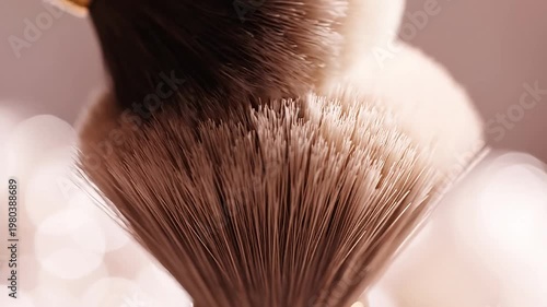 Wallpaper Mural Close-up of soft makeup brush bristles with blurred background Torontodigital.ca