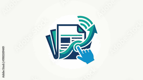 Digital Document Sharing and Online Collaboration Logo