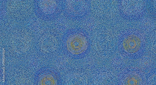 colorful abstract background with concentric circular patterns