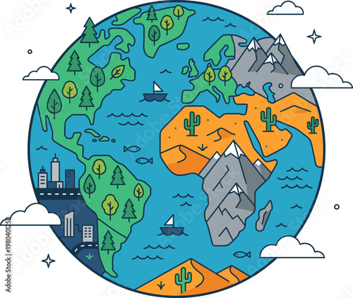 Heart-shaped concept of holistic well-being, featuring icons for balanced nutrition, active lifestyle, restful sleep, and mindful practices for a healthy, vibrant life journey
