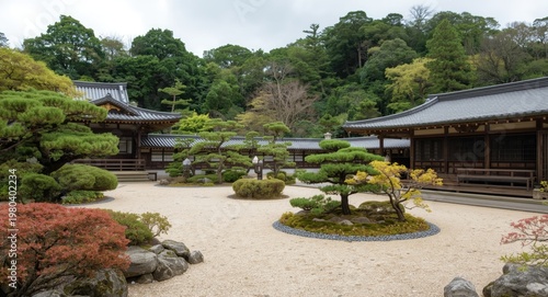 Traditional samurai garden ...