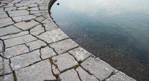Uneven cracked pavement nex...