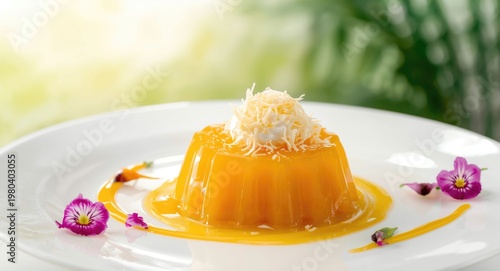 Sweet and creamy mango jell...