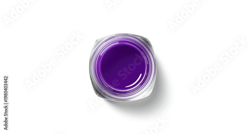 Vivid violet nail polish co...