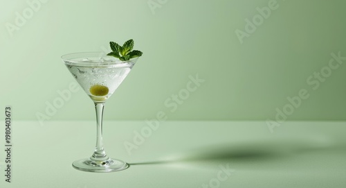 Classic dry martini cocktai...