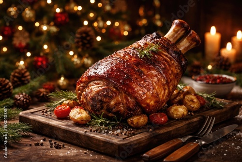 Oven roasted Christmas pork...