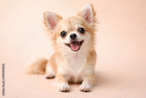Playful nine month old chih...