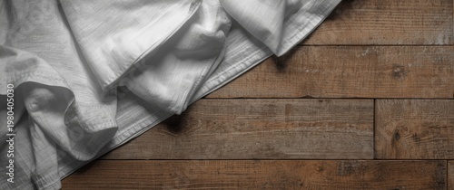 white linens piled on a coa...