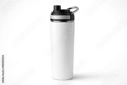 White sports tumbler displa...