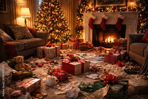 Festive living room after C...