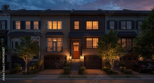 Townhouse artistic renderin...