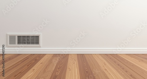 White plastic HVAC vent ins...