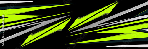 car livery graphic vector. abstract background design for vehicle vinyl wrap and sports car, racing
