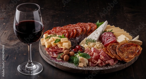 Sophisticated glass of red ...