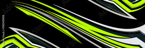 car livery graphic vector. abstract background design for vehicle vinyl wrap and sports car, racing