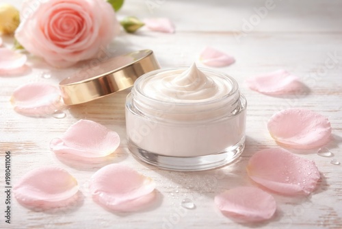 anti aging cosmetic cream w...