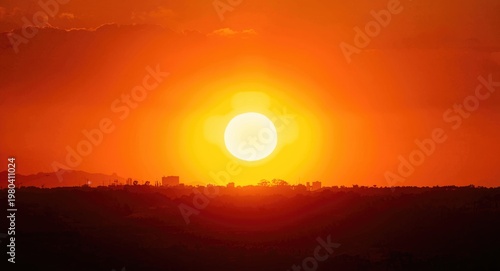 Heatwave during summer with...