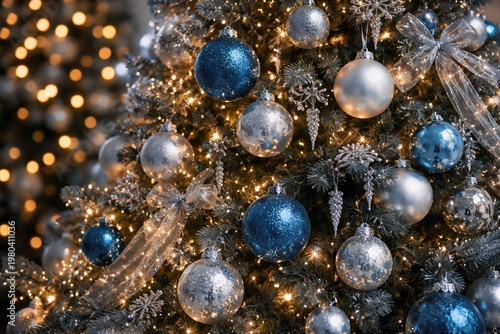Festive Christmas tree deco...