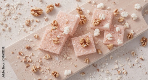 Turkish halva dessert with ...