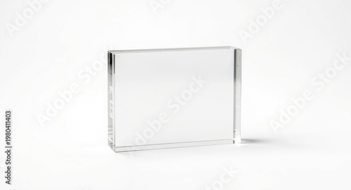 Minimalist clear acrylic bl...