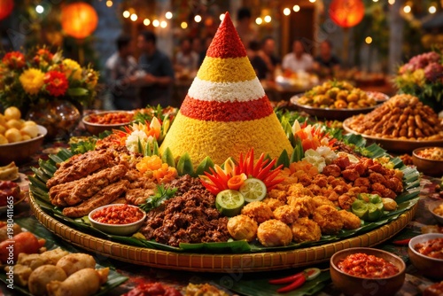 Festive celebration with co...