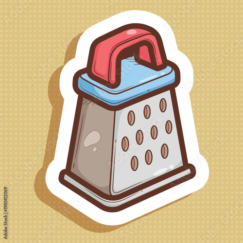Cartoon Cheese Grater.