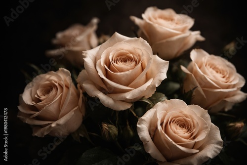 Timeless elegant beige rose...