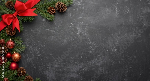 Traditional slate chalkboar...