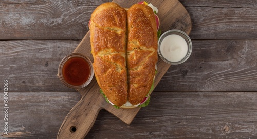 Top view of a heart shaped ...