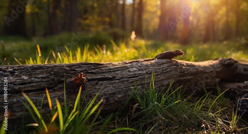 Warm sunlight illuminating ...