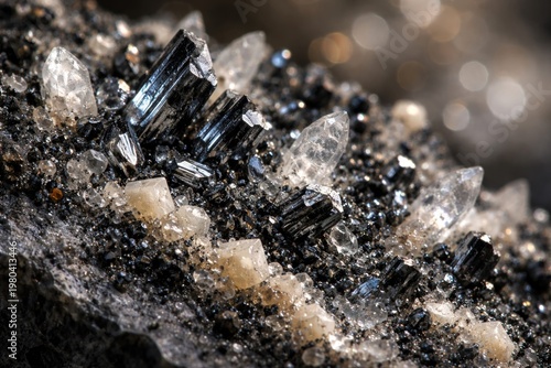 Close-up view of sparkling ...