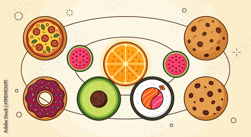 Managing Income Streams Dashboard Flat Illustration Financial Analytics Concept