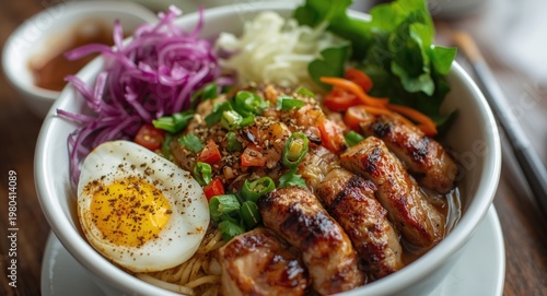 Vietnamese vermicelli bowl ...