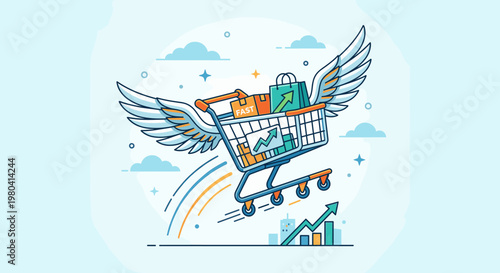 Managing Income Streams Dashboard Flat Illustration Financial Analytics Concept