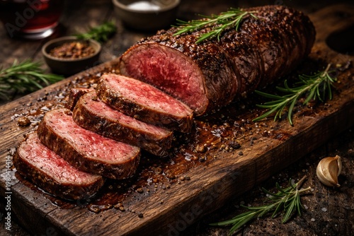 A succulent roasted fillet ...