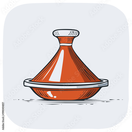Traditional Moroccan Tagine Pot for Slow Cooking Delicious Meals