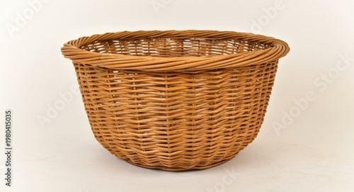 Vintage wicker basket with ...