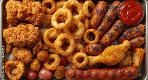Tasty platter of assorted f...