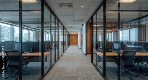 Sophisticated office interi...