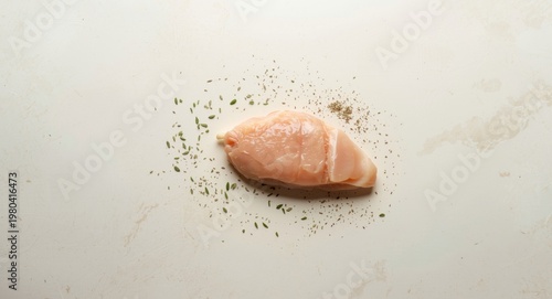 Organic chicken breast disp...